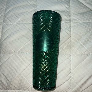 starbucks dark green cup
